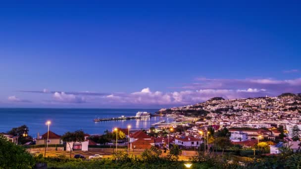 Huvudstaden i Madeira - Funchal — Stockvideo