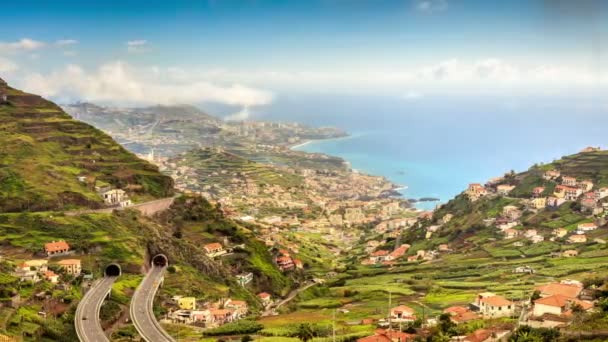 Camara de lobos, Madeira, Portekiz — Stok video