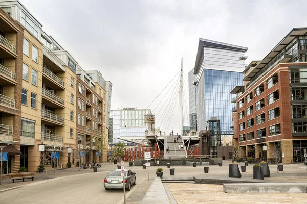 Edifici residenziali di lusso nel centro di Denver, Colorado — Foto Stock