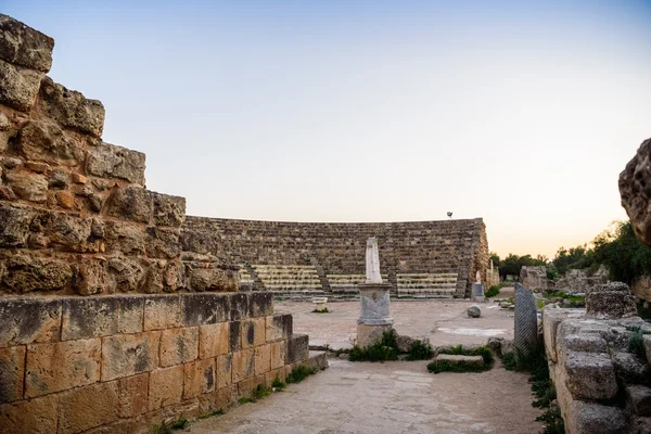 Amfiteatr w dawnych miasto Salamis, Cypr północny. — Zdjęcie stockowe