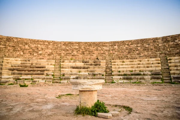 Amfiteátrum ősi város szalámik, Észak-Ciprus. — Stock Fotó