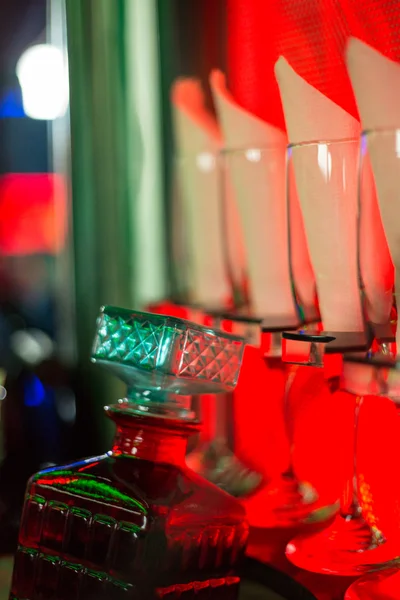 Bar in limousine di lusso — Foto Stock