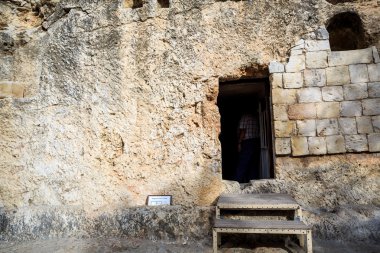 Golghota known as Garden Tomb, Jerusalem, Israel clipart