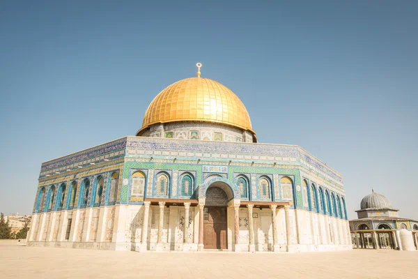 Temple Mount Kudüs'te Rock caminin kubbe — Stok fotoğraf