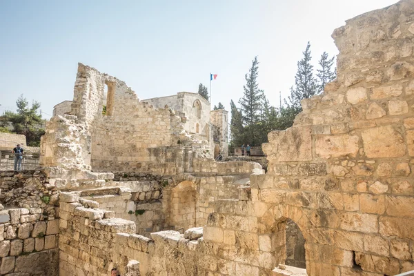 Resti della piscina Bethesda a Gerusalemme — Foto Stock