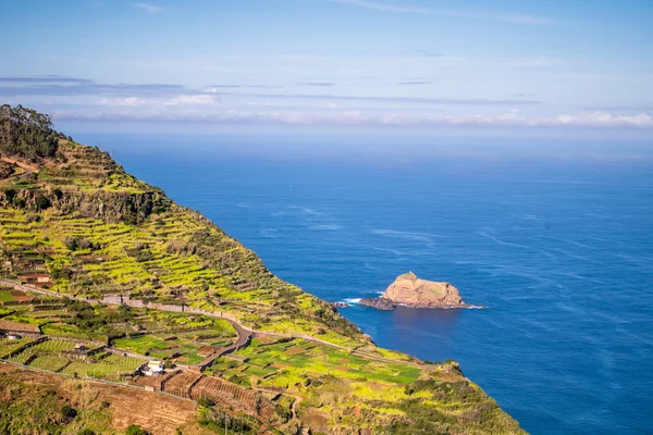 Picturesque Ribeira da Janela in the north of Madeira — Stock Photo, Image