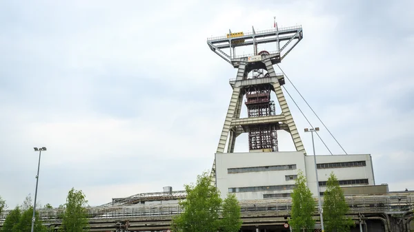 Bergbauschacht. Kohle wird seit Jahren in Schlesien gefördert. — Stockfoto