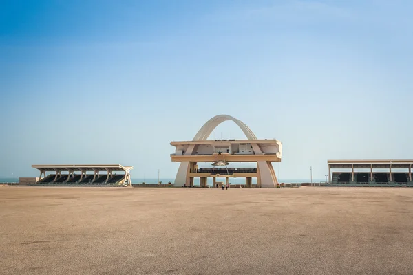 Plein van de onafhankelijkheid in Accra, Ghana — Stockfoto