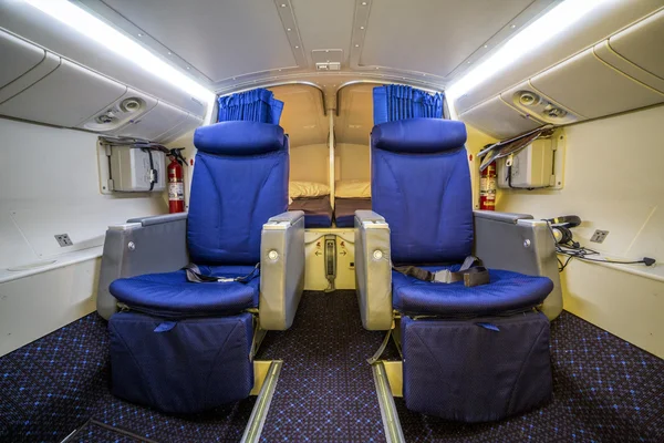 Luxe cabine voor piloot en de copiloot — Stockfoto