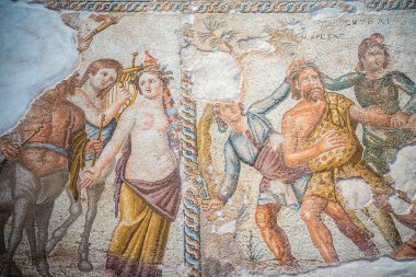 Ünlü Roma Paphos mozaikler, Kıbrıs
