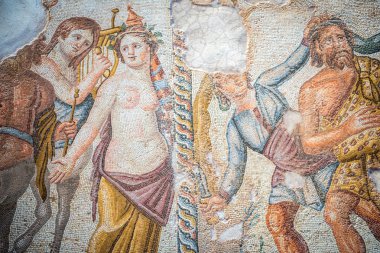 Ünlü Roma Paphos mozaikler, Kıbrıs