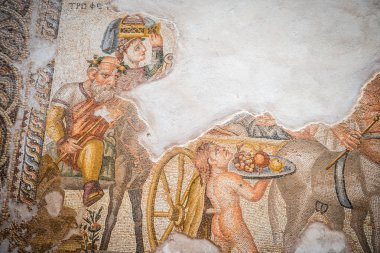 Ünlü Roma Paphos mozaikler, Kıbrıs