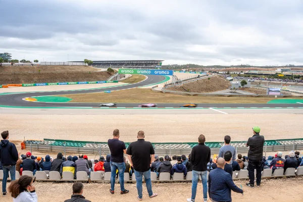 Portimao Portugal Octobre 2020 Les Gens Regardent Championnat Formule Sur — Photo