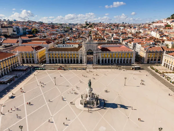 Commerce Square in center of Lisbon called Praca do Comercio, Portugal