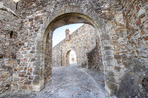 Portes Doubles Menant Merveilleuse Ville Marvao Alentejo Portugal — Photo