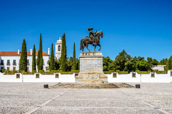Monument John Framför Hertigpalatset Vila Vicosa Alentejo Portugal — Stockfoto