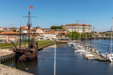 Tarihi gemi Portekiz 'in Porto bölgesindeki Vila do Conde limanına yanaştı.