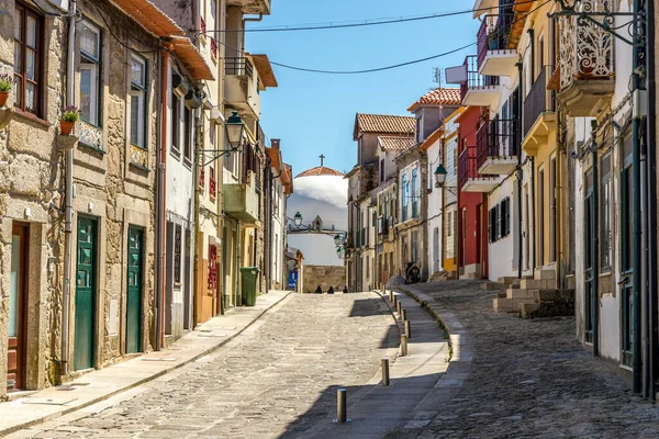 Charming Street Leading Seaside Chapel Vila Conde Porto District Regione — Foto Stock