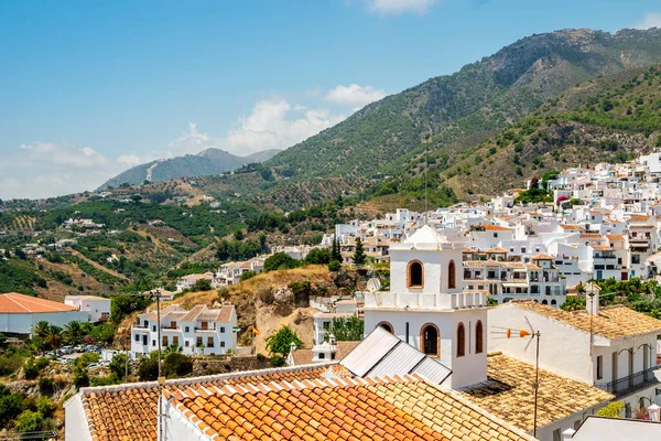 Cidade Pitoresca Frigiliana Localizada Região Montanhosa Málaga Costa Del Sol — Fotografia de Stock