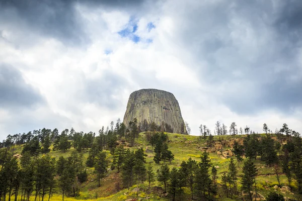 Het devils tower national monument — Stockfoto