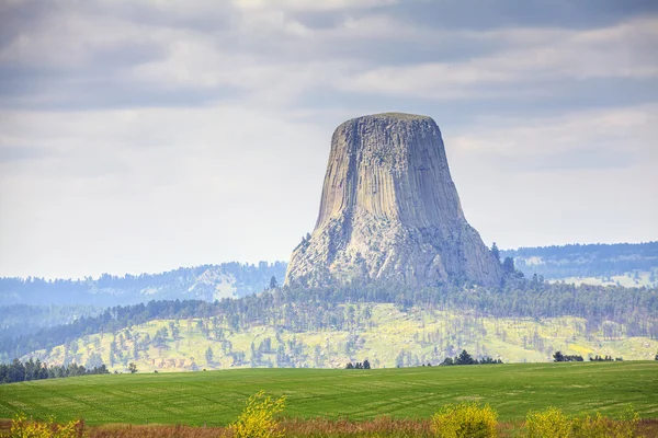 Het devils tower national monument — Stockfoto