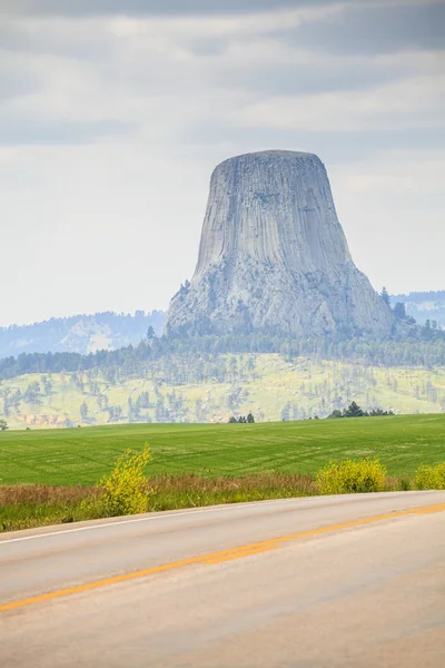 Het devils tower national monument — Stockfoto