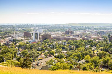 Panorama of Rapid City, South Dakota. clipart