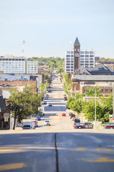 Centrum av sioux falla, south dakota. — Stockfoto