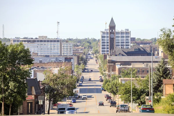 Centrum av sioux falla, south dakota. — Stockfoto