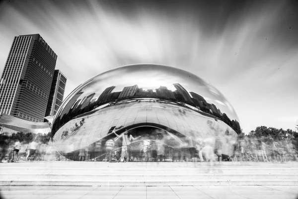 Cloud gate chicago, Illinois, ABD — Stok fotoğraf