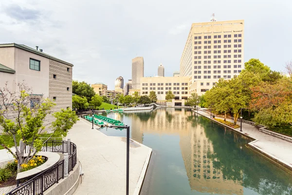 Indiana zentraler Kanal, Indianapolis, Indiana, Usa — Stockfoto