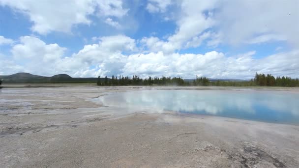 The Grand Prismatic, Yellowstone National Park — Stock Video