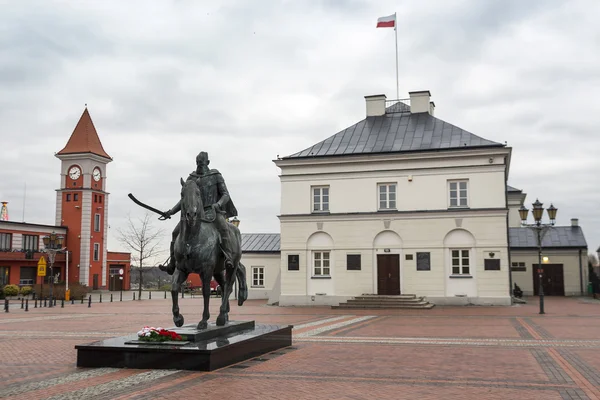 Town hall of Warka located close to Warsaw, Poland — Stock Photo, Image