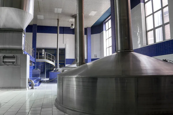 Modern beer brewery. — Stock Photo, Image