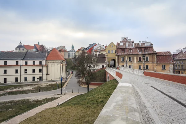 Centrum historyczne miasta Lublin, Polska — Zdjęcie stockowe