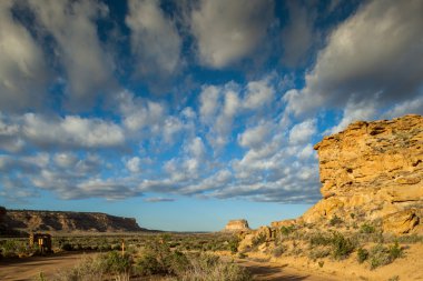 Fajada Butte in Chaco Culture National Historical Park, NM, USA clipart