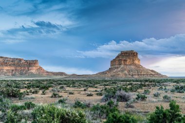 Fajada Butte in Chaco Culture National Historical Park, NM, USA clipart
