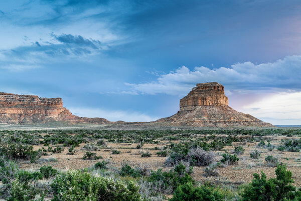 Fajada Butte in Chaco Culture National Historical Park, NM, USA
