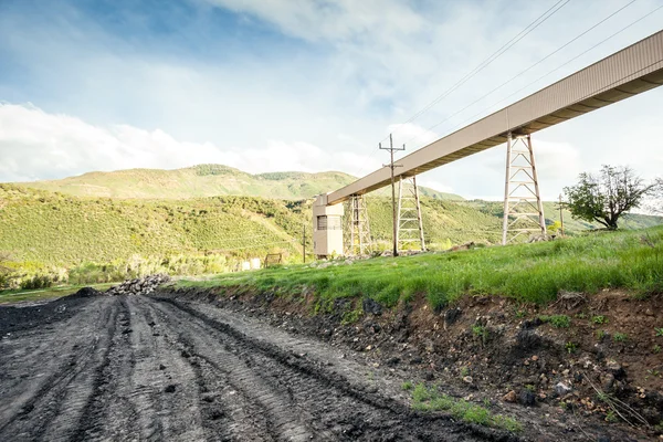 Gruvdrift transportörer — Stockfoto