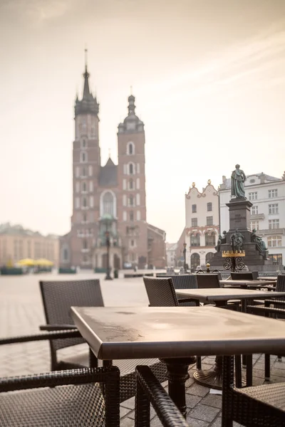 Centro histórico de Cracovia, Polonia — Foto de Stock