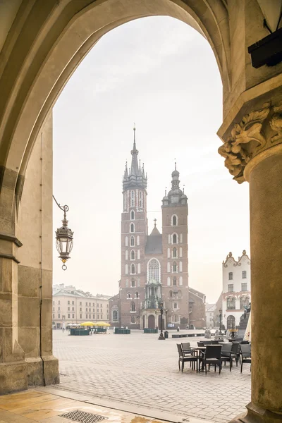 Centro storico di Cracovia, Polonia — Foto Stock