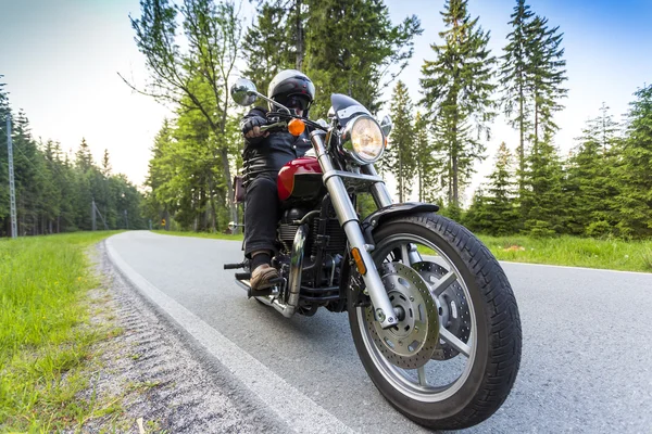 Motorrad-Fahrer — Stockfoto
