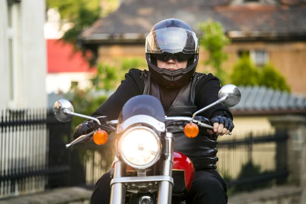 Motorcycle rider — Stock Photo, Image