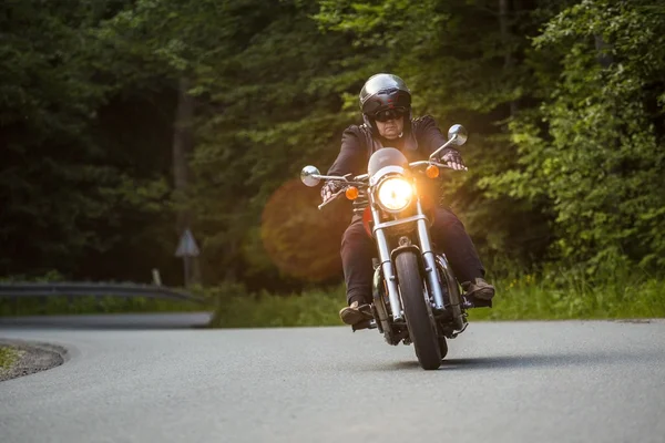 Motorrad-Fahrer — Stockfoto