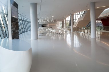 Beyaz modern bir iç