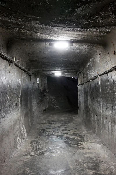 Underground mine tunnel — Stock Photo, Image