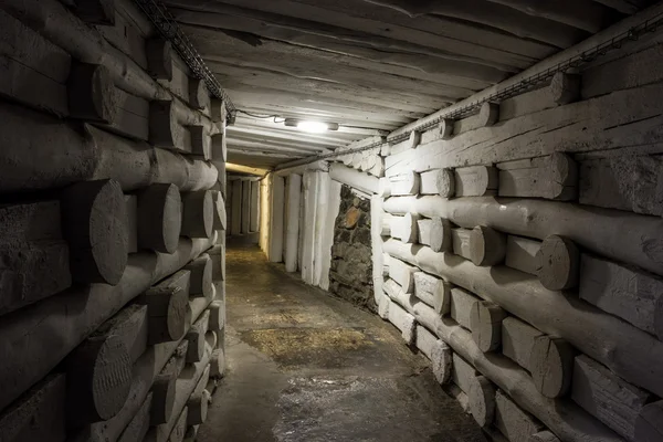 Túnel subterráneo de minas — Foto de Stock