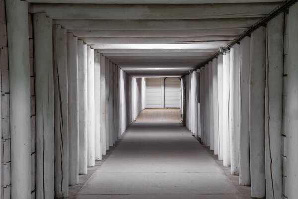 Underground mine tunnel