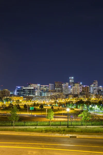 Denver Innenstadt panorama, colorado — Stockfoto