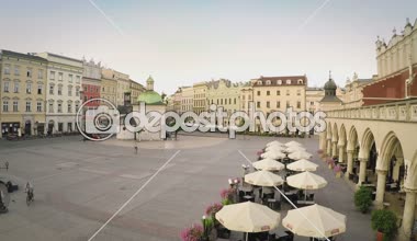 Tarihi Krakow Pazar Meydanı, Polonya